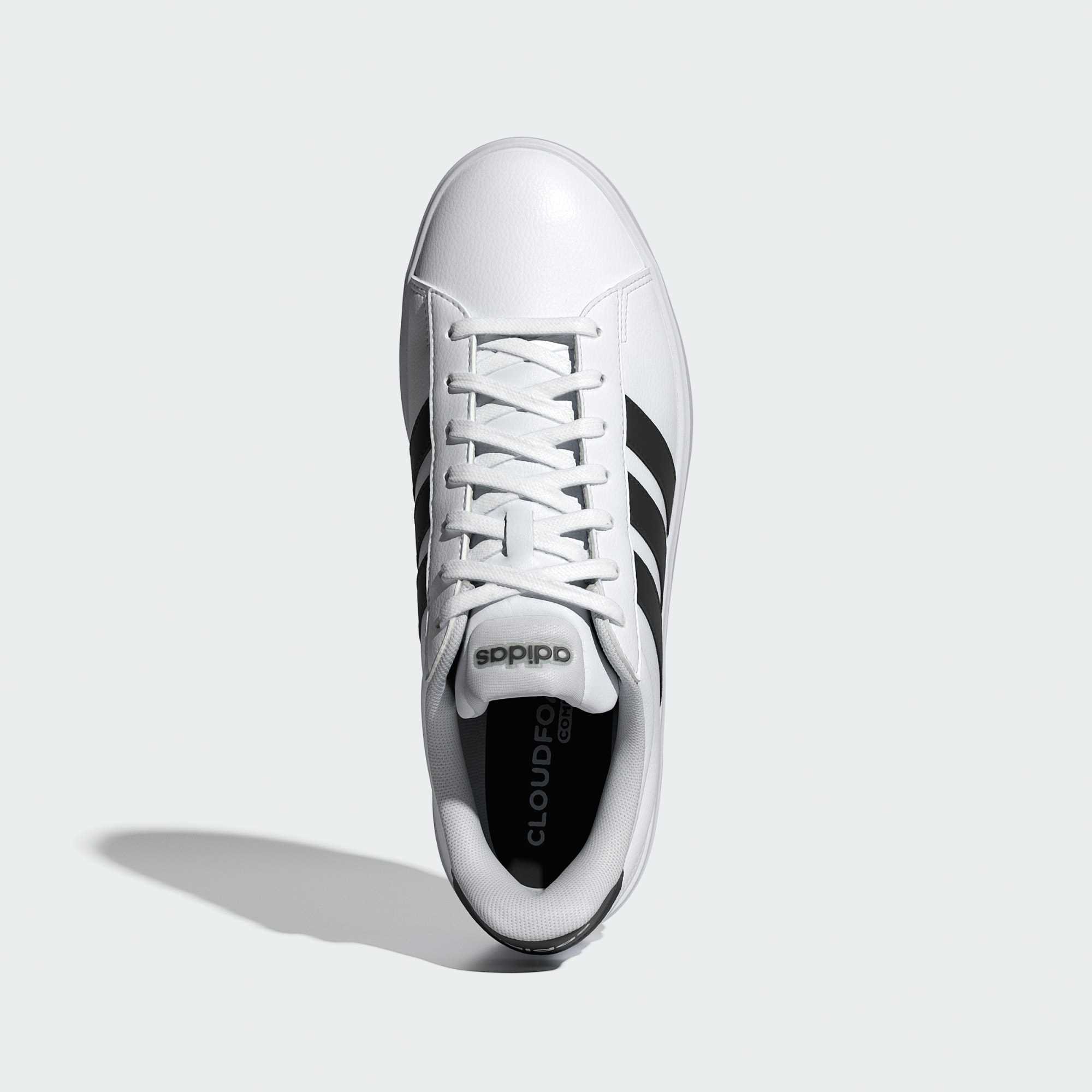 Tênis Masculino Adidas Grand Court 3.0 Branco 5