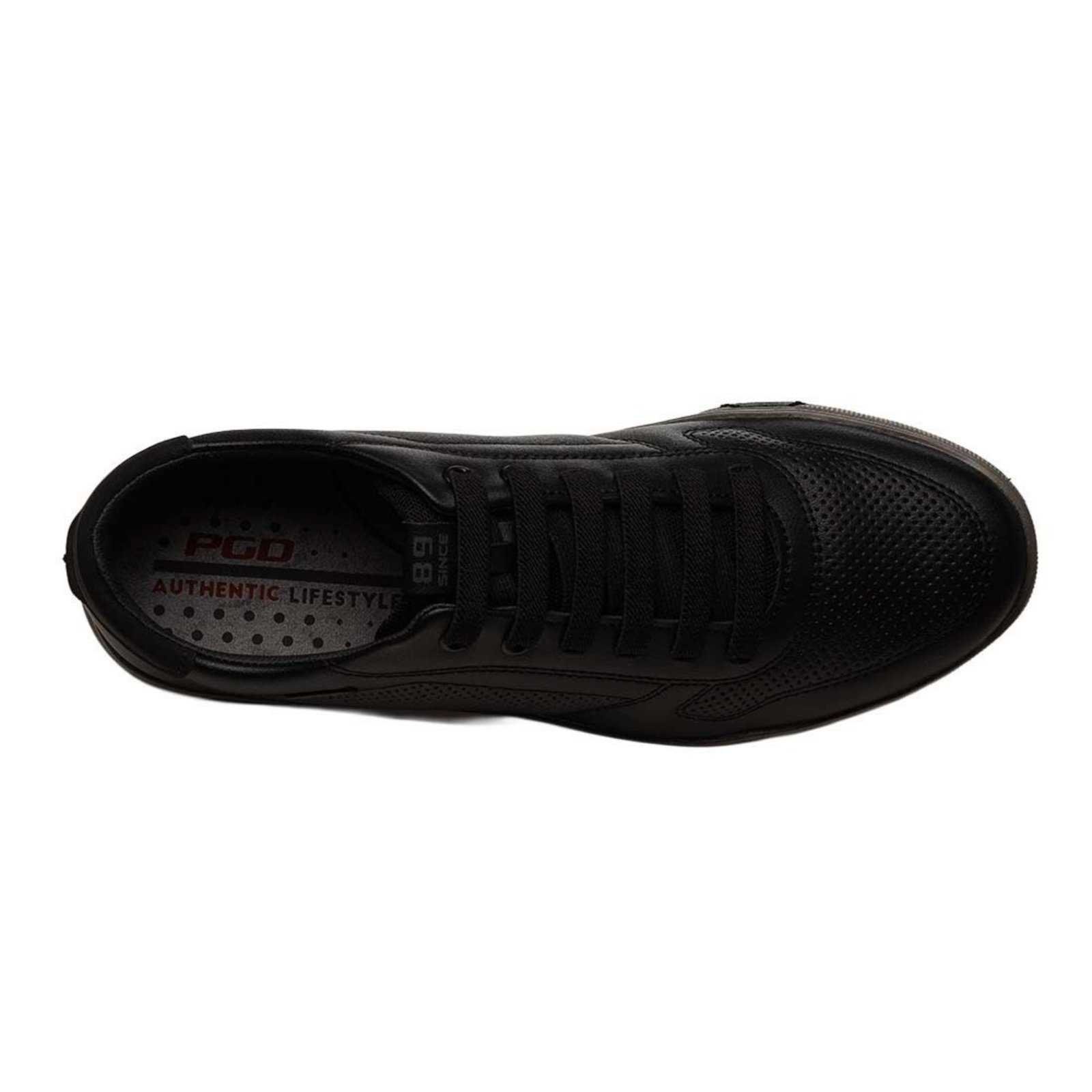 Sapatênis Masculino Pegada Casual Preto 4
