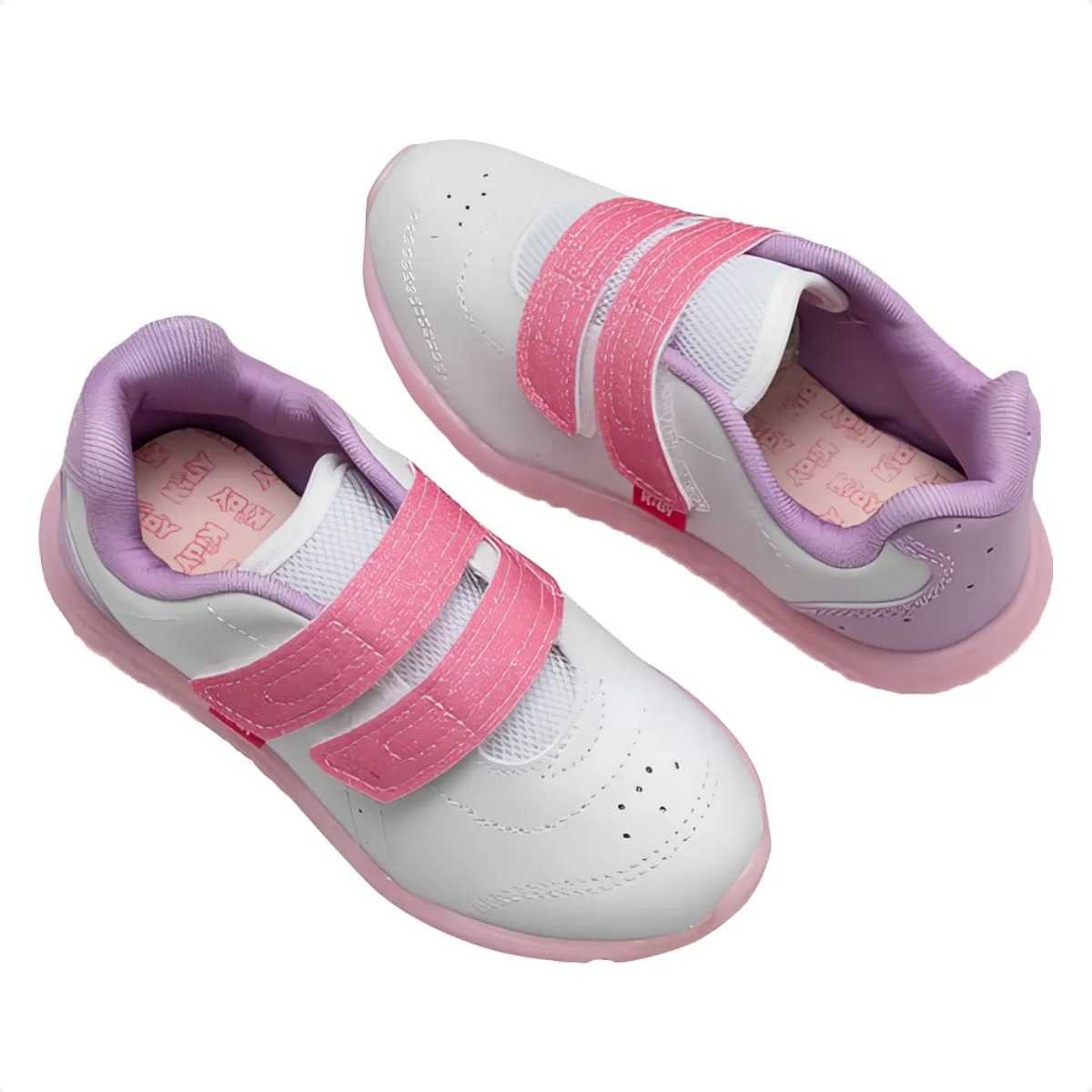 Tênis Infantil Menina Kidy Flex Light Branco 2