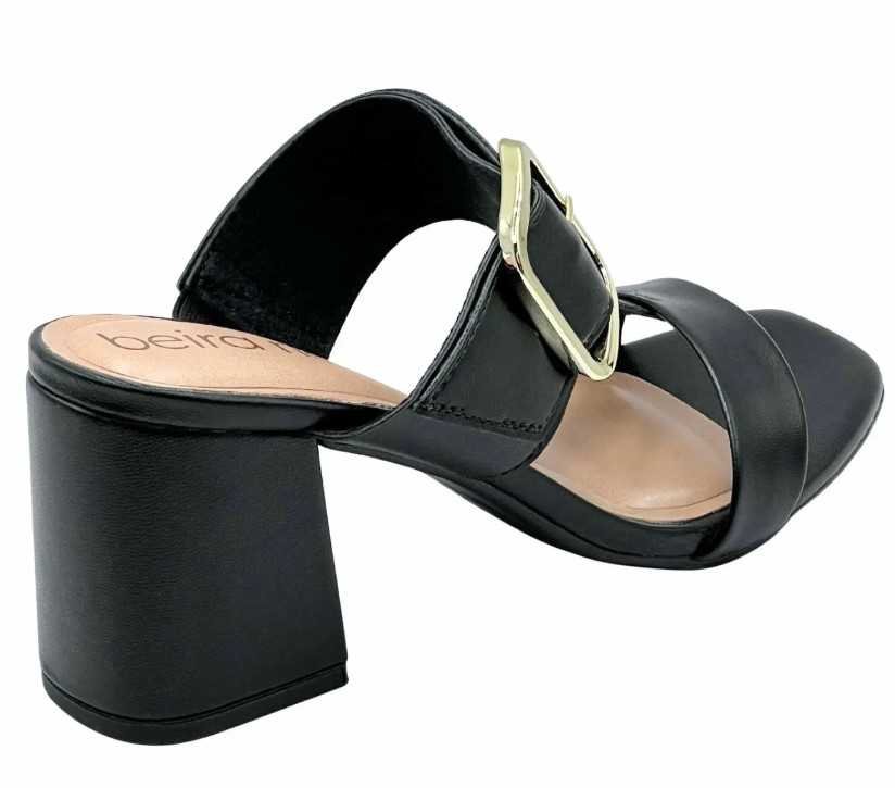 Tamanco Feminino Beira Rio Salto Blocado Preto 4