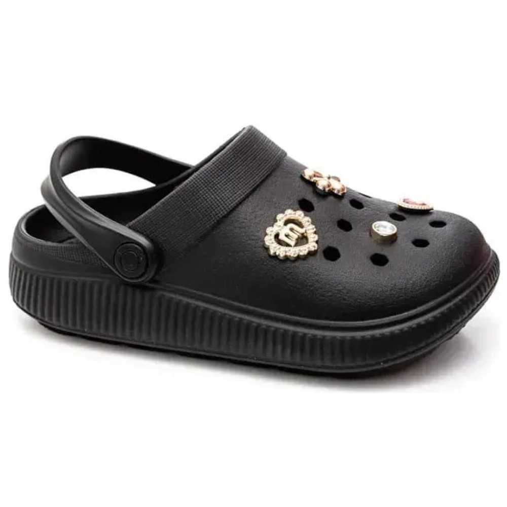Sandália Infantil Menina Molekinha Preto 2