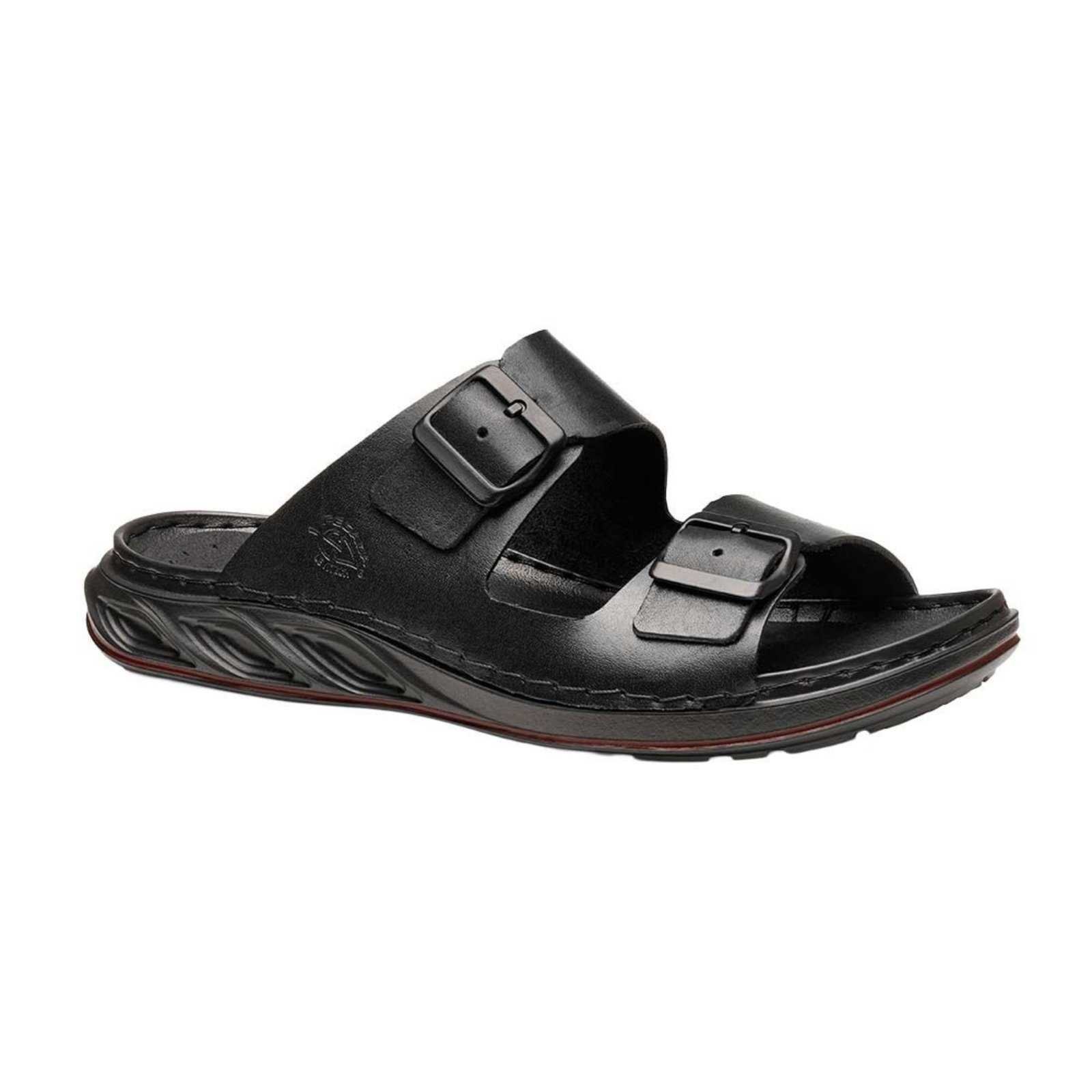 Sandália Masculina Pegada Fivela Preto 2
