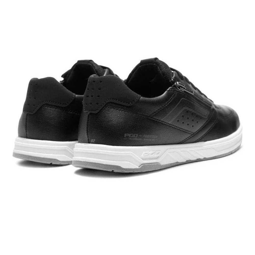 Sapatênis Masculino Pegada Zíper Preto 8