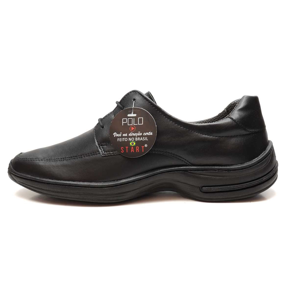 Sapato Masculino Polo Start Conforto Preto 4