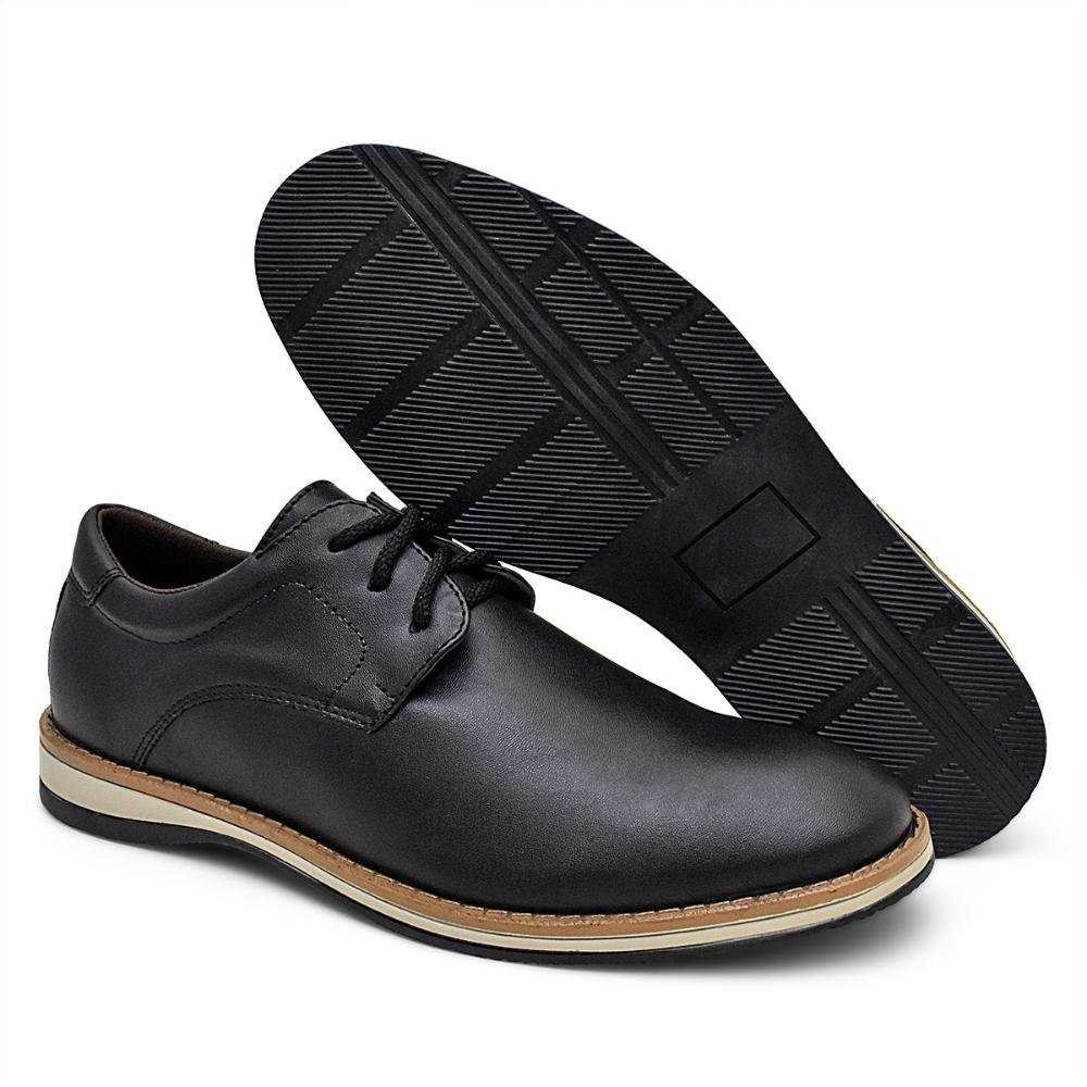 Sapato Masculino Bkarellus Estilio Italiano Preto 4