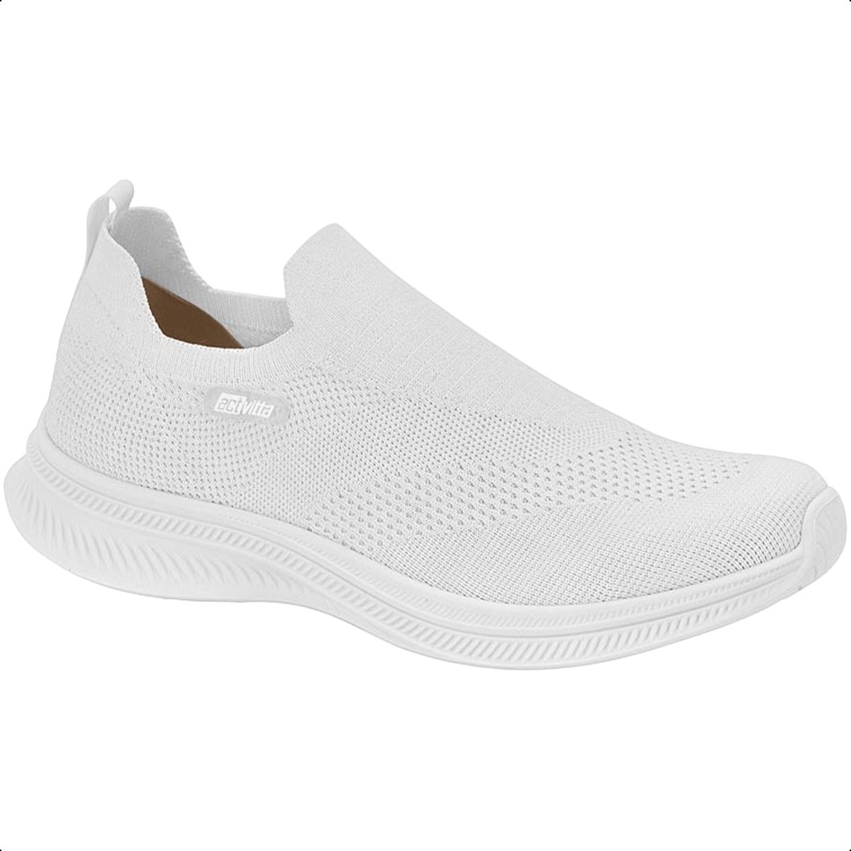 Tenis Actvitta Feminino Esportivo Slip-On 4829.317 Branco 1