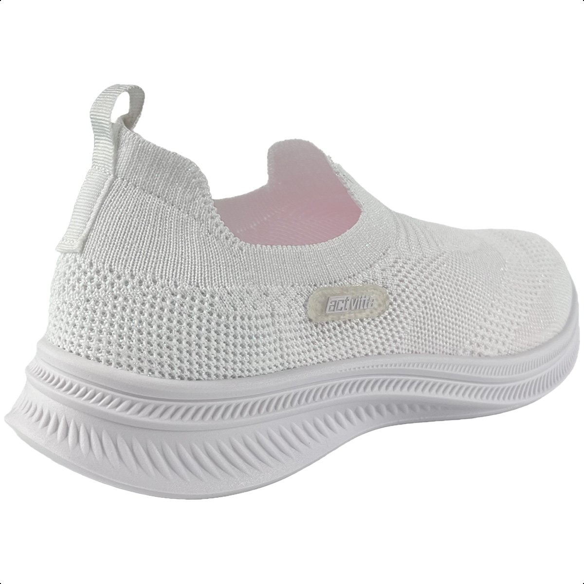 Tenis Actvitta Feminino Esportivo Slip-On 4829.317 Branco 6