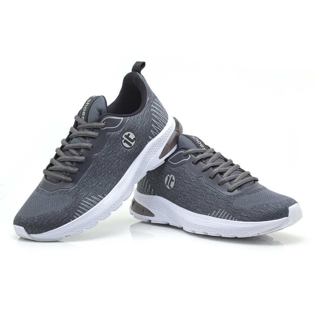 Kit 2 Tênis Masculino Amortecedor Gel Academia Caminhada Azul 4