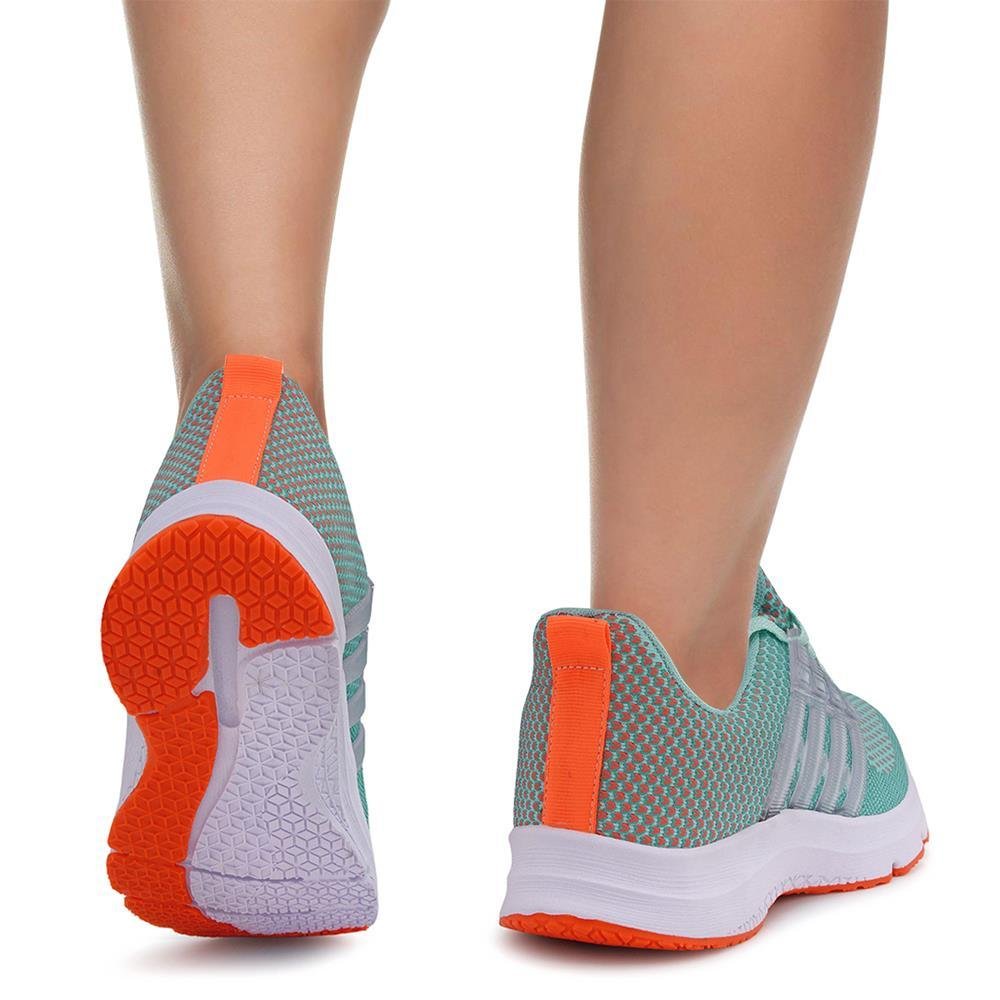 Tênis Feminino Esportivo Caminhada Academia Confortável Kit Verde 5