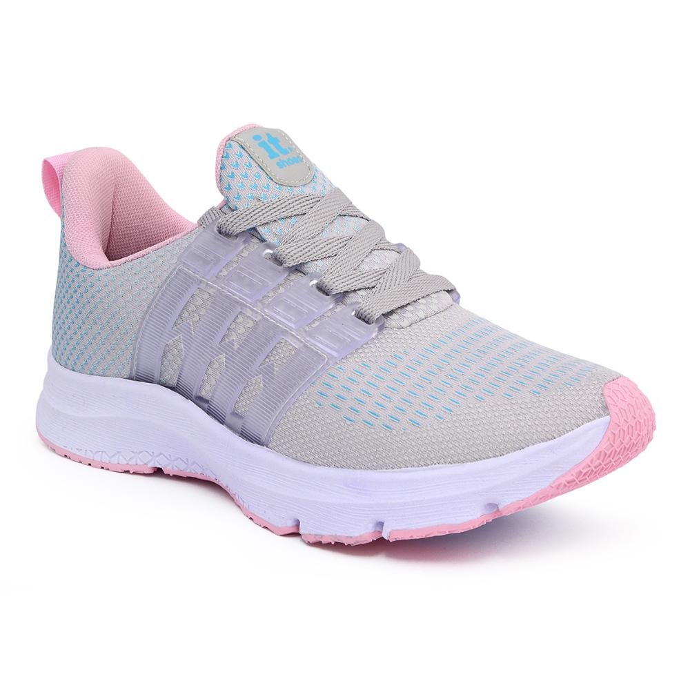 Tênis Feminino Esportivo Caminhada Fitness Confortável Kit Bege 5