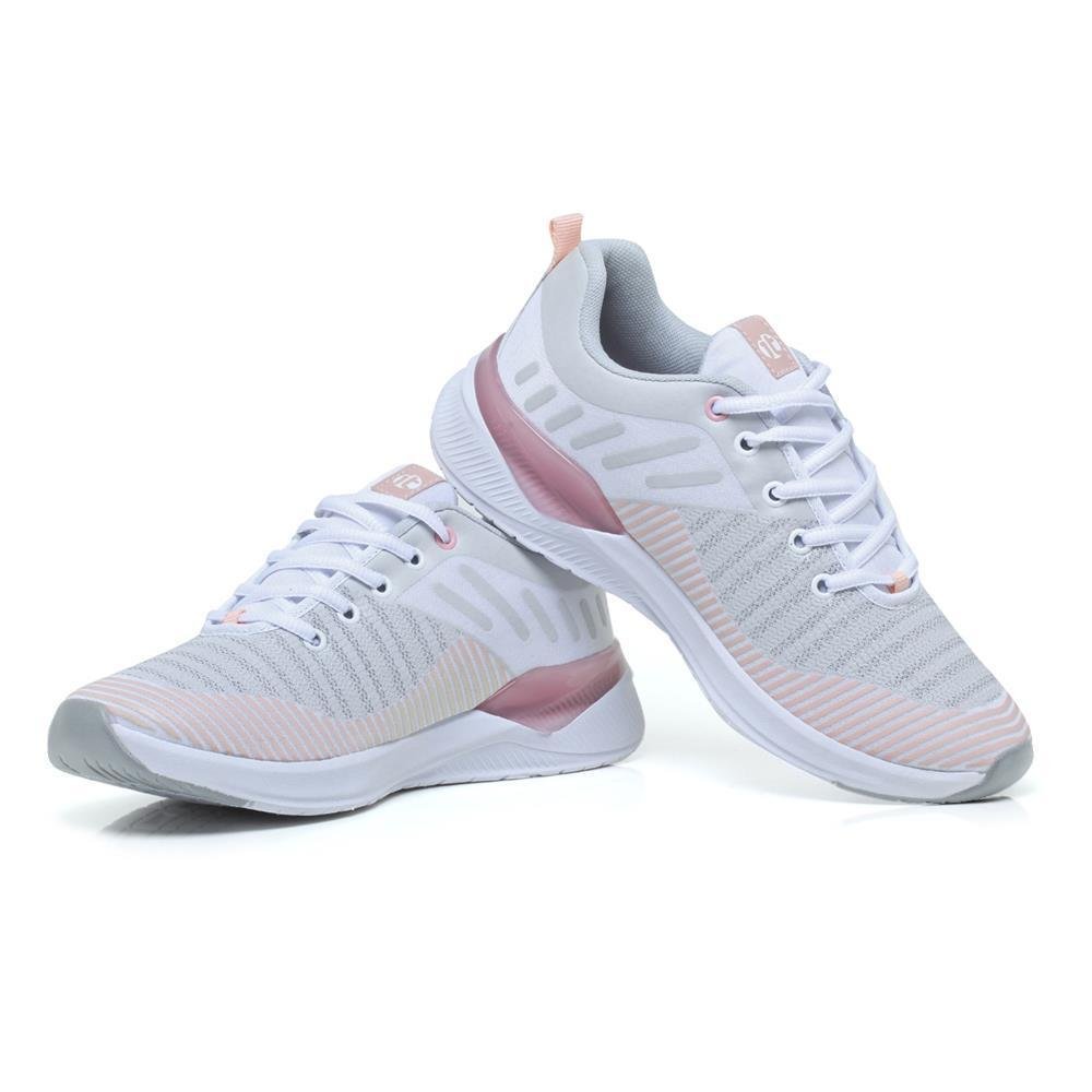 Tênis Feminino Confortável Fitness Esportivo Caminhada Kit 2 Rosa 3