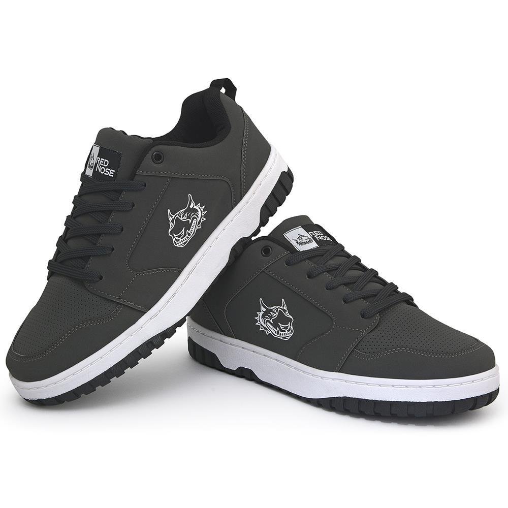 Tênis Masculino Red Nose Skate Rnnm817 Retrô Robusto Preto 4