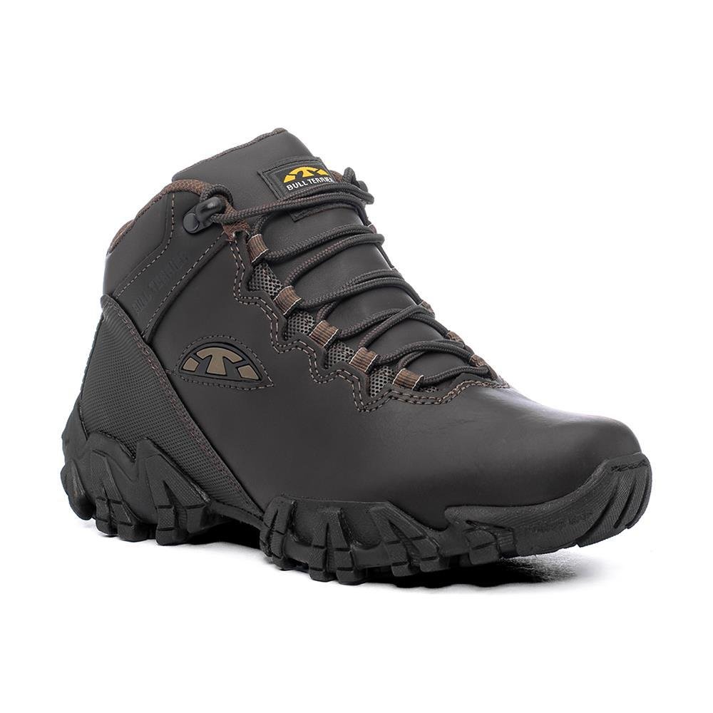 Bota Adventure Couro Bull Terrier Sparks Masculina Trilha Marrom 2