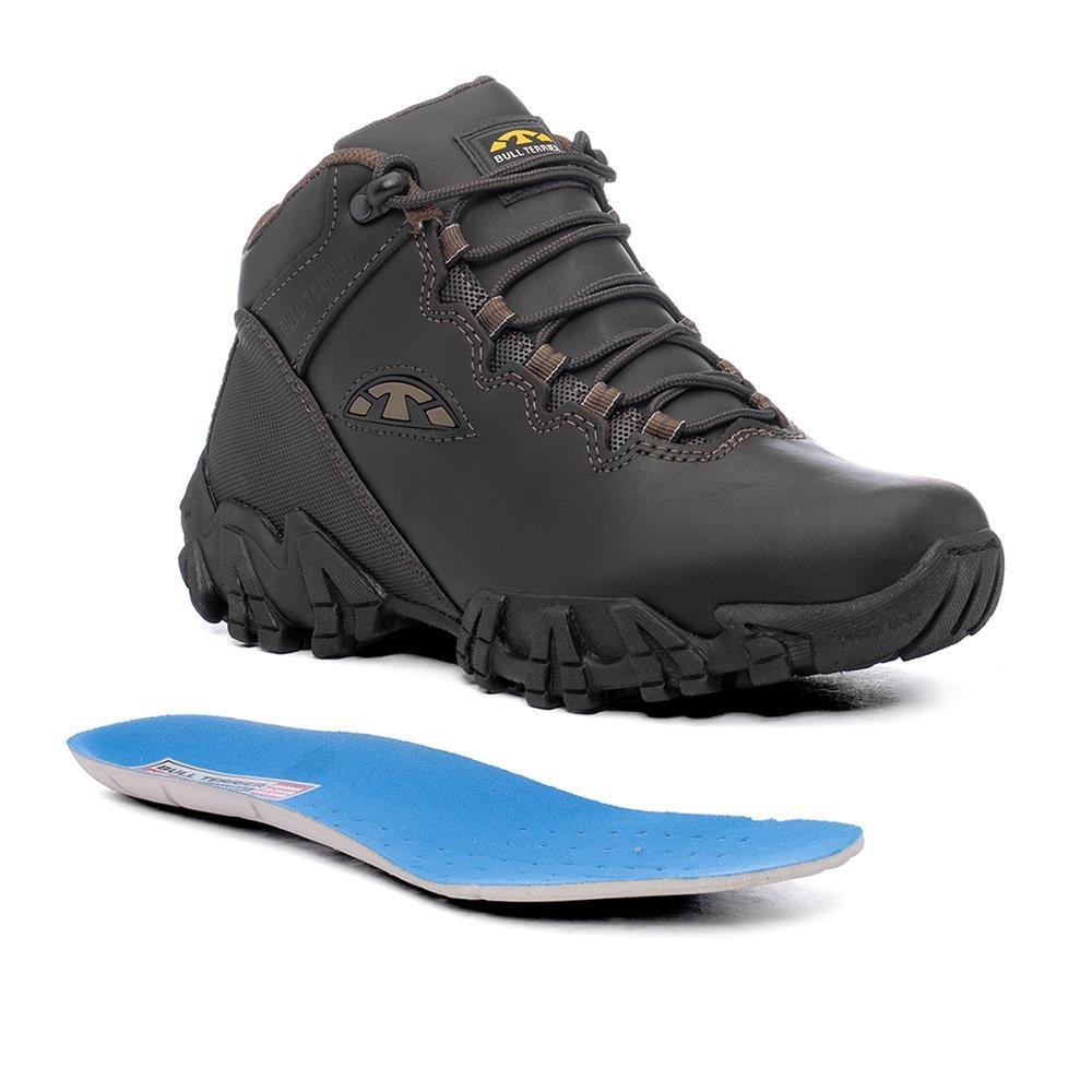 Bota Adventure Couro Bull Terrier Sparks Masculina Trilha Marrom 3