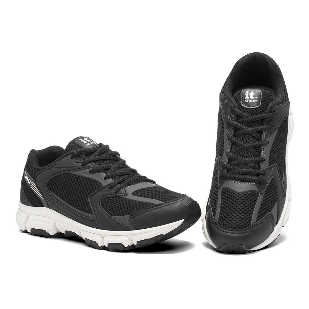 Tênis Masculino Esportivo Treino Academia Leve Dia a Dia Preto 2