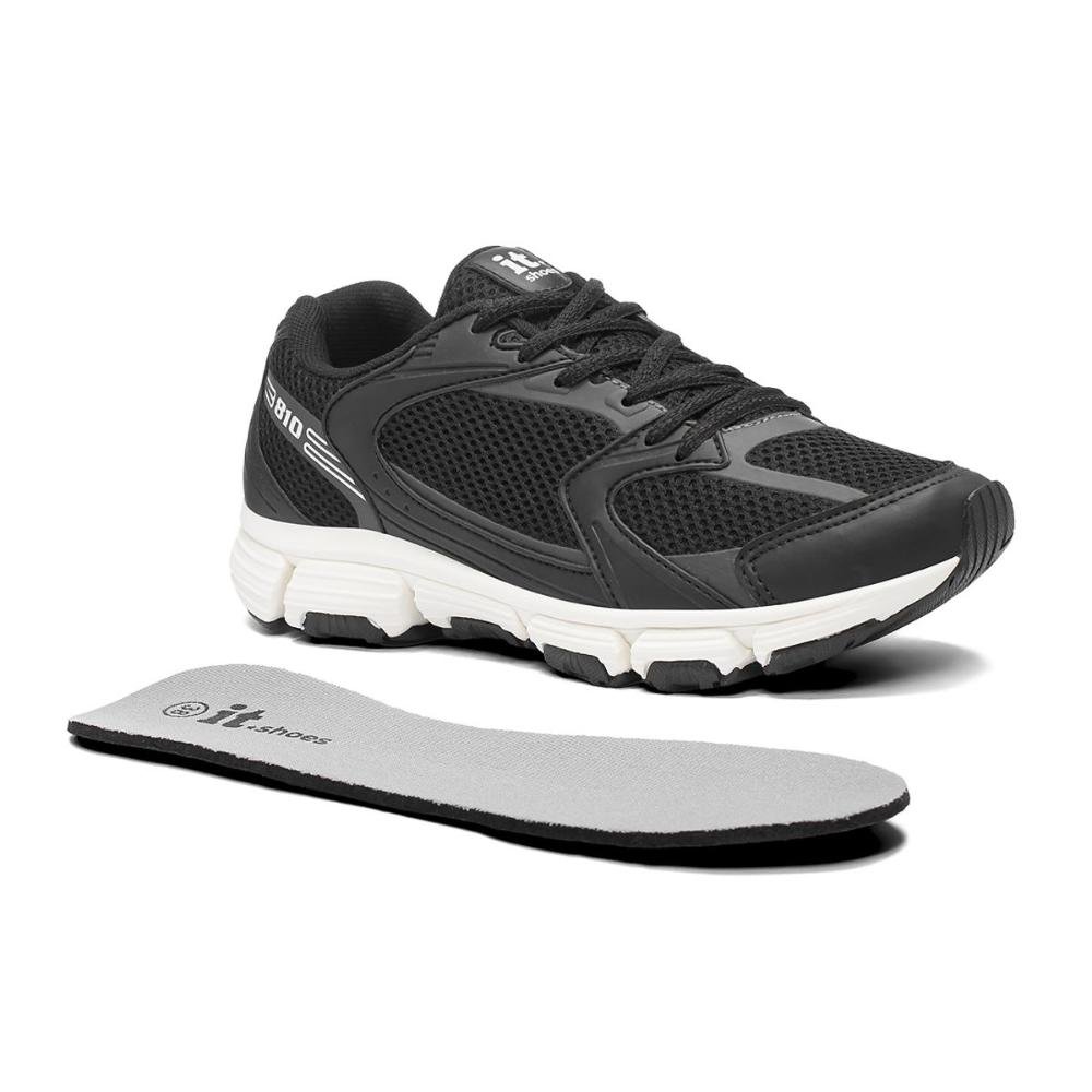 Tênis Masculino Esportivo Treino Academia Leve Dia a Dia Preto 3