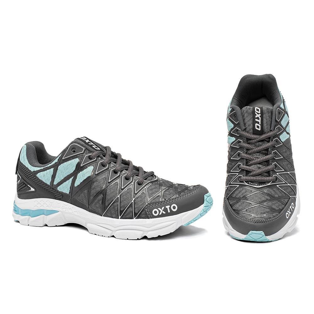 Tênis Feminino Academia Confortável Cinza 4