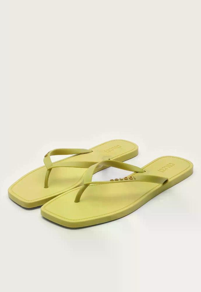 Chinelo Colcci Venice Feminino Casual Confortável Amarelo 2