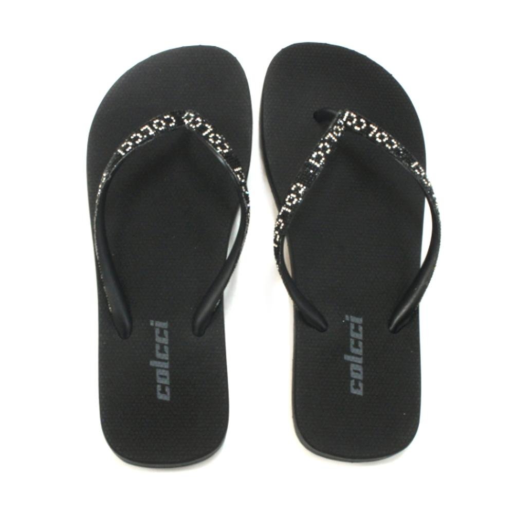 Chinelo Feminino Colcci Fiji Plataforma Preto 2