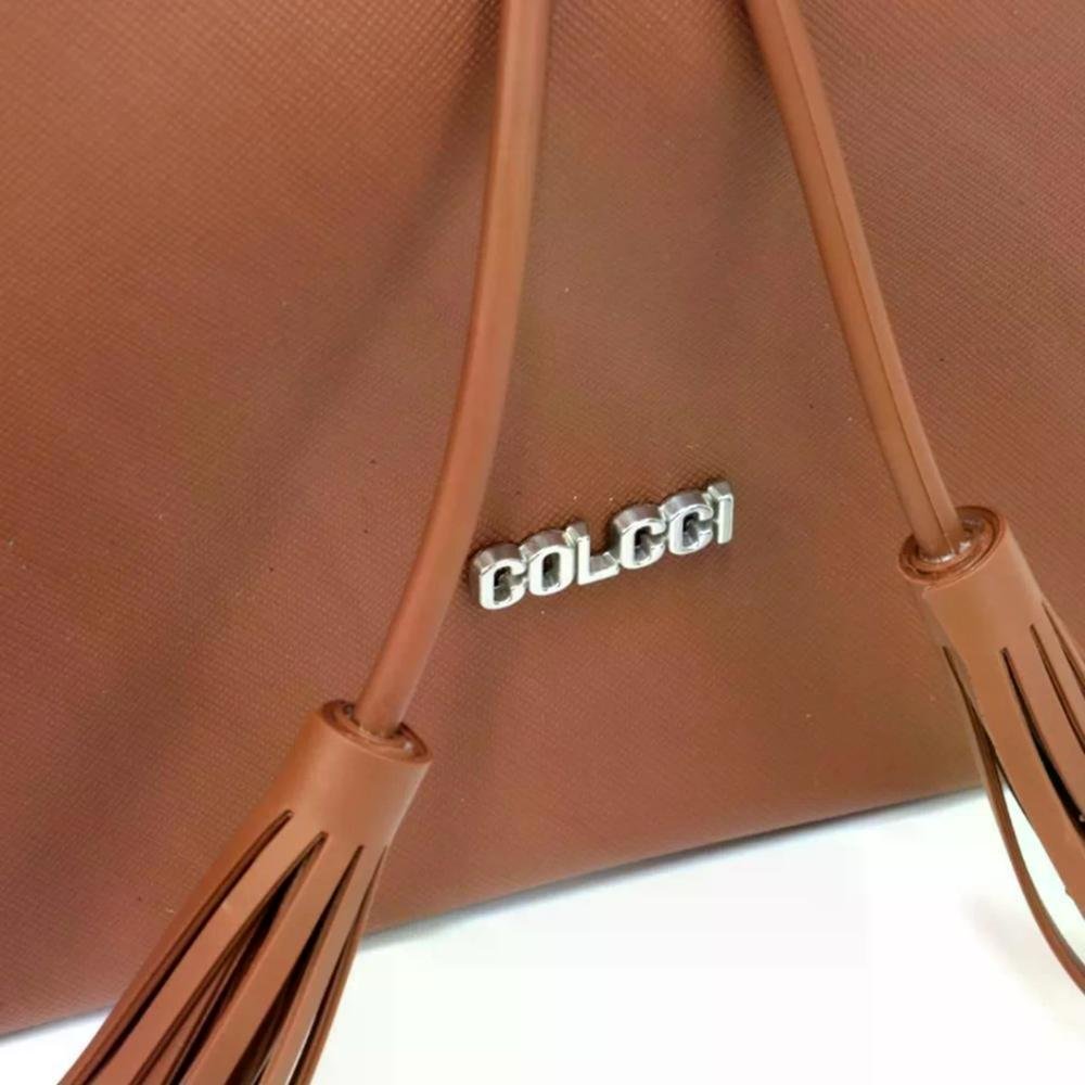 Bolsa Feminina Colcci Chicago Alça De Mão E Transversal Marrom 2