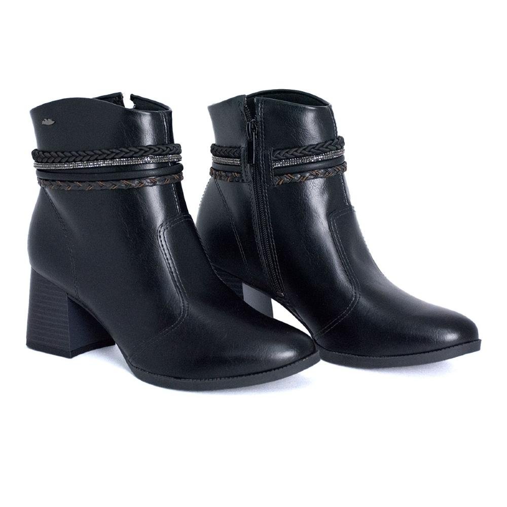 Bota Feminina Napa Cano Curto Tiras Dakota