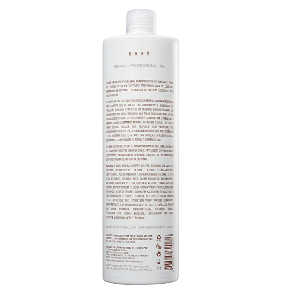 BRAE Revival Shampoo Reconstrutor 1L 1L 3