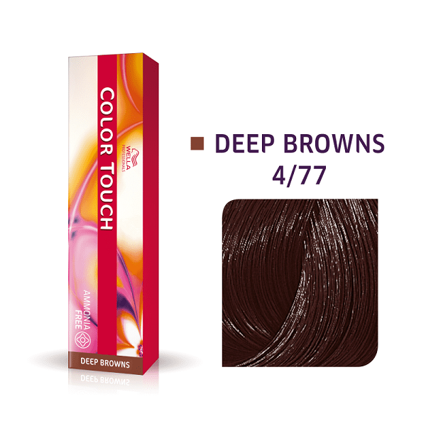 Wella Professionals Color Touch 4/77 Castanho Medio Marrom Intenso - Tonalizante 60g Cor 4/77 Castanho Medio Marrom Intenso 2