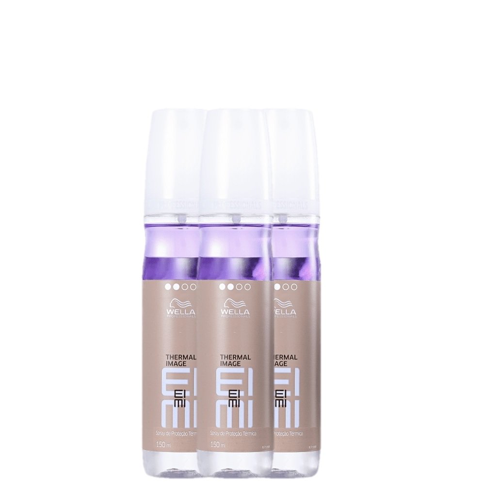 Kit Wella Professionals EIMI Thermal Image - Protetor Termico 150ml (3 Unidades) ÚNICO 4