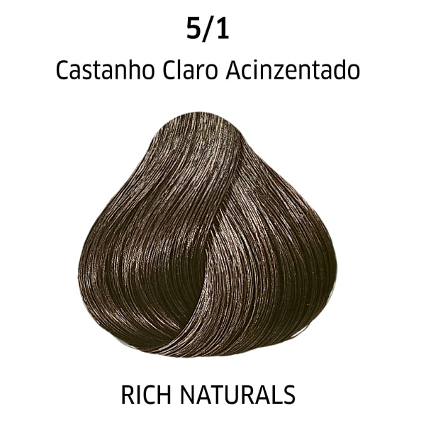 Wella Color Perfect 5.1 Castanho Claro Acinzentado Coloracao Permanente 60g Cor 5.1 Castanho Claro Acinzentado 4