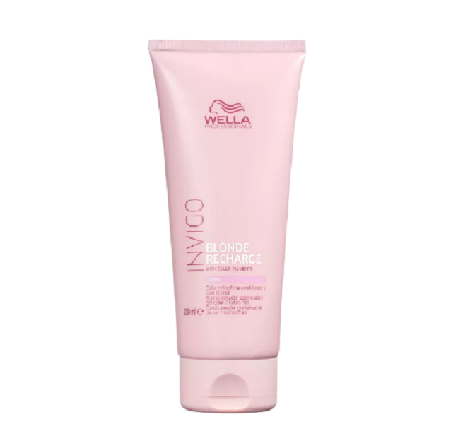 Wella Professionals Invigo Blonde Recharge Home Care Duo e Oil Reflections 100ml (3 Produtos) ÚNICO 2