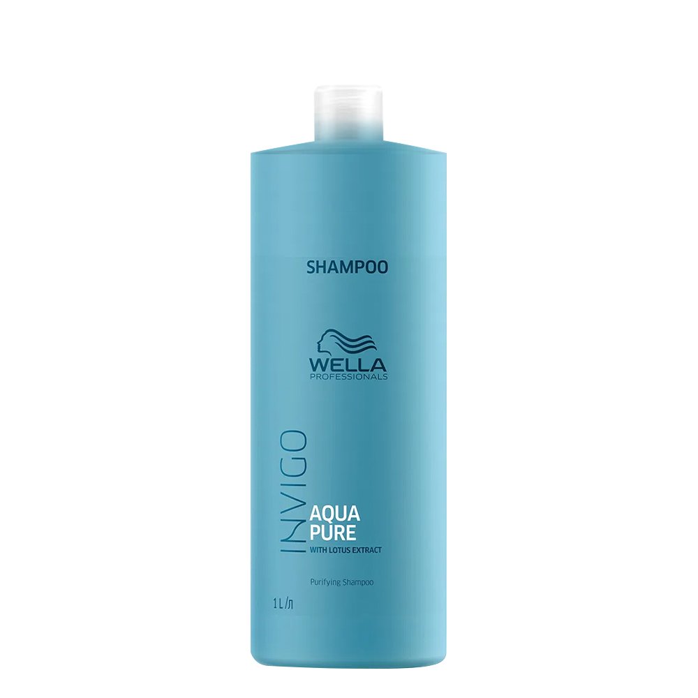 Wella Professionals Invigo Balance Acqua Pure Shampoo Antirresiduos 1L e Oil Reflections Light 30ml ÚNICO 2