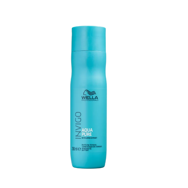 Wella Professionals Invigo Balance Aqua Pure Shampoo Antirresiduos 250ml e Oil Reflections Light 30ml ÚNICO 2