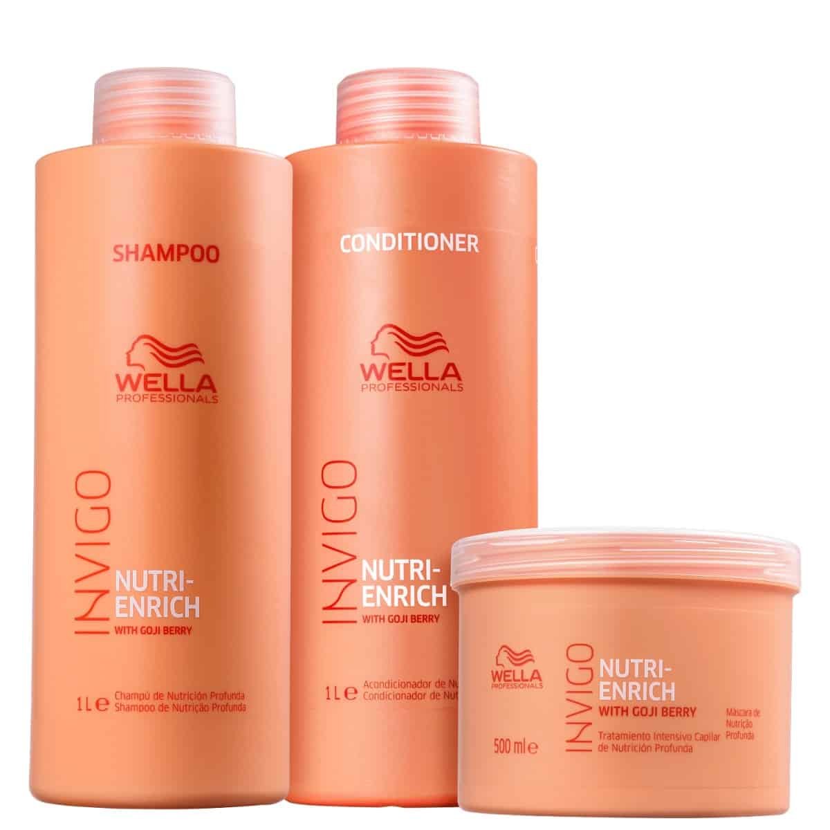 Wella Professionals Invigo Nutri Enrich Salon Trio (3 Produtos) ÚNICO 2