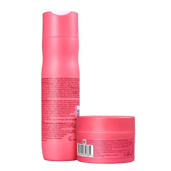 Wella Professionals Invigo Color Brilliance Shampoo 250ml+Mascara 150ml+Oil Reflections 30ml ÚNICO 2