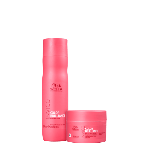 Wella Professionals Invigo Color Brilliance Shampoo 250ml+Mascara 150ml ÚNICO 3
