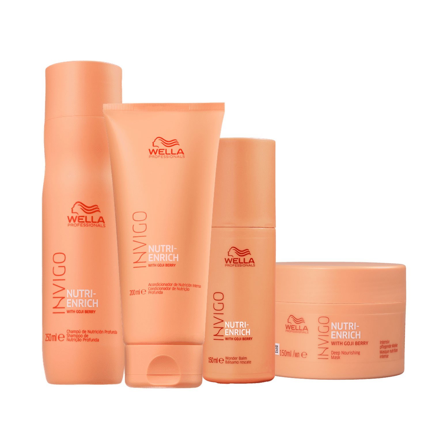 Wella Professionals Invigo Nutri-Enrich Frizz Control Home Care (4 Produtos) ÚNICO 1