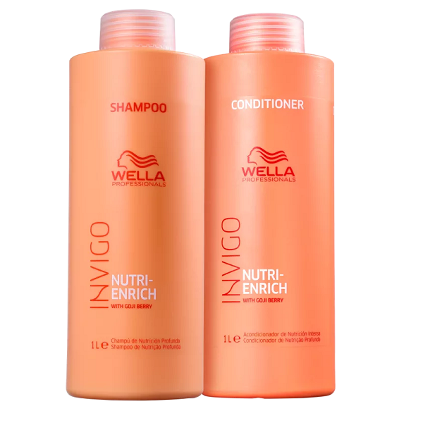 Wella Professionals Invigo Nutri-Enrich Shampoo+Condicionador 1L ÚNICO 3