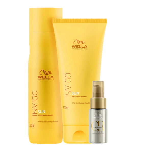 Wella Professionals Invigo Sun Duo Home Care e Oil Reflections Light 30ml ÚNICO 1