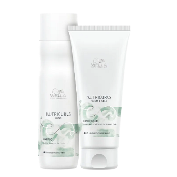 Wella Professionals Nutricurls+Shampoo 250ml+Condicionador 200ml+Mascara Capilar 150ml+Oil Reflections 30ml ÚNICO 8
