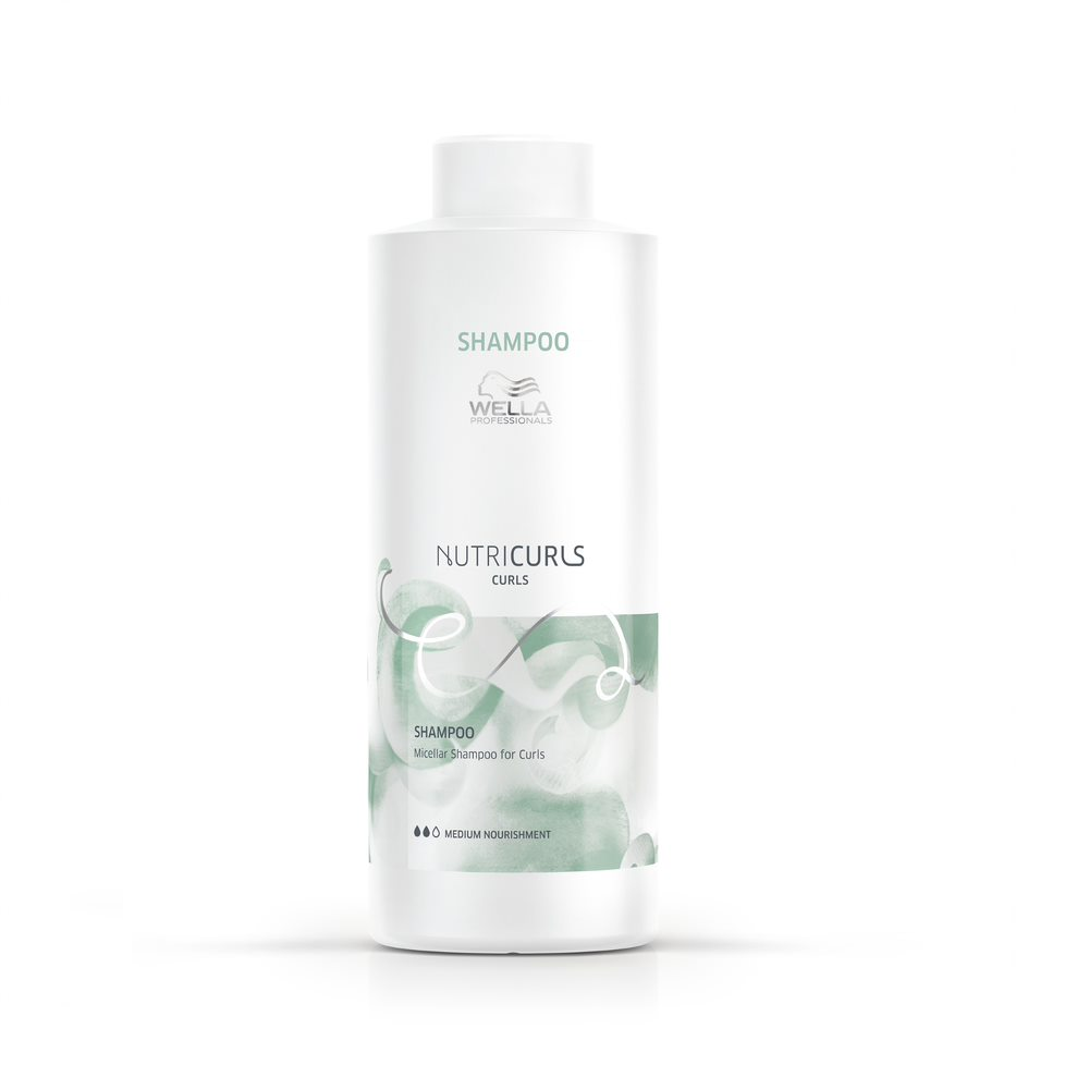 Wella Professionals Nutricurls - Shampoo+Condicionador 1L +Mascara Capilar 500ml+Oil Reflections Light 30ml ÚNICO 2