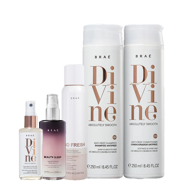 Brae Divine Duo 250ml Queratina 60ml Beauty Sleep 100ml e So Fresh 150ml