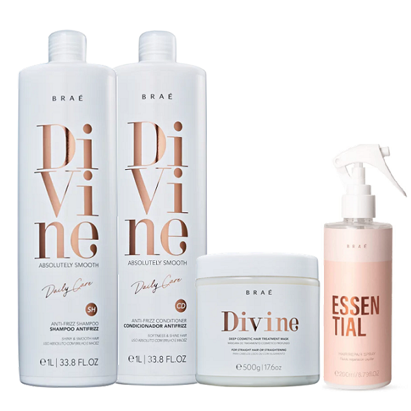 Brae Divine Kit Trio Salon e Essential 260ml ÚNICO 1