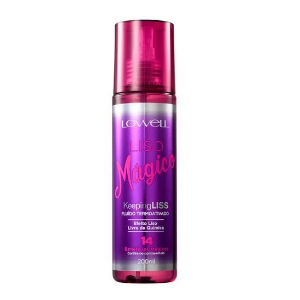 Lowell Keeping Liss Liso Magico Duo Home Care Fluido 200ml e Oleo 30ml ÚNICO 11
