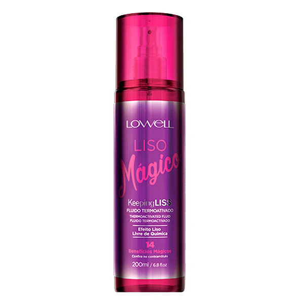 Lowell Keeping Liss Liso Magico Fluido 200ml Oleo Capilar 30ml e Mascara Capilar 240g ÚNICO 3