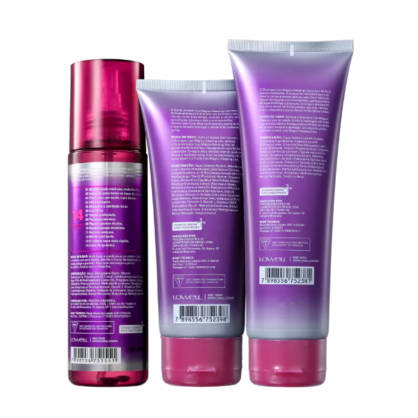 Lowell Liso Magico Keeping Liss Kit Home Care (3 Produtos) ÚNICO 2