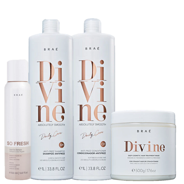 Brae Divine Kit Trio Salon e So Fresh 150ml ÚNICO 1