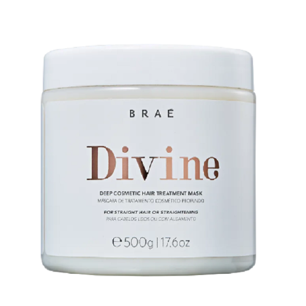 Brae Divine Shampoo 1L+Mascara 500g+Leave-in 200g+Revival Shine Oil 60ml ÚNICO 3