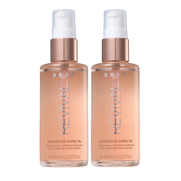 BRAE Revival Gorgeous Shine Oil Oleo Capilar 60ml 2 unidades ÚNICO 4