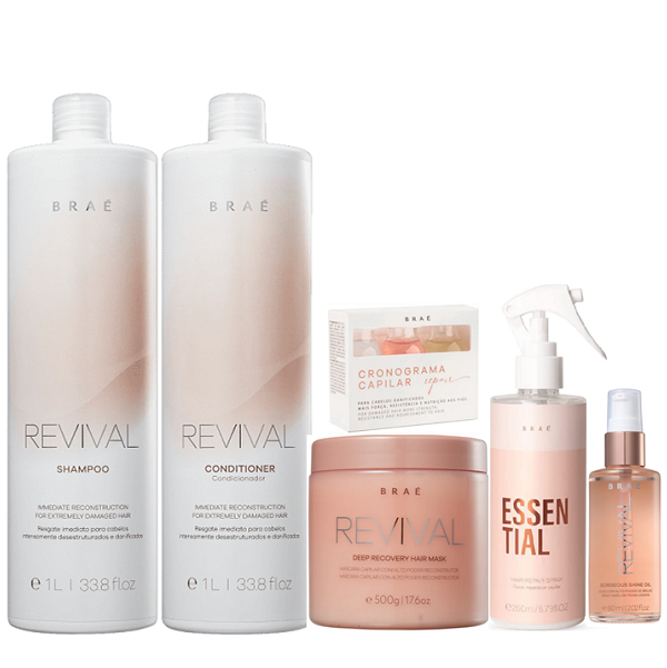Brae Revival Kit Reconstrucao Reparadora (6 Produtos)