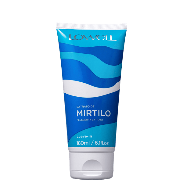 Lowell Extrato de Mirtilo Shampoo 1L Condicionador 200ml e Leave-in 180ml ÚNICO 3